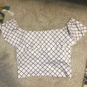 Kortni jeane ruffle around xl grid top